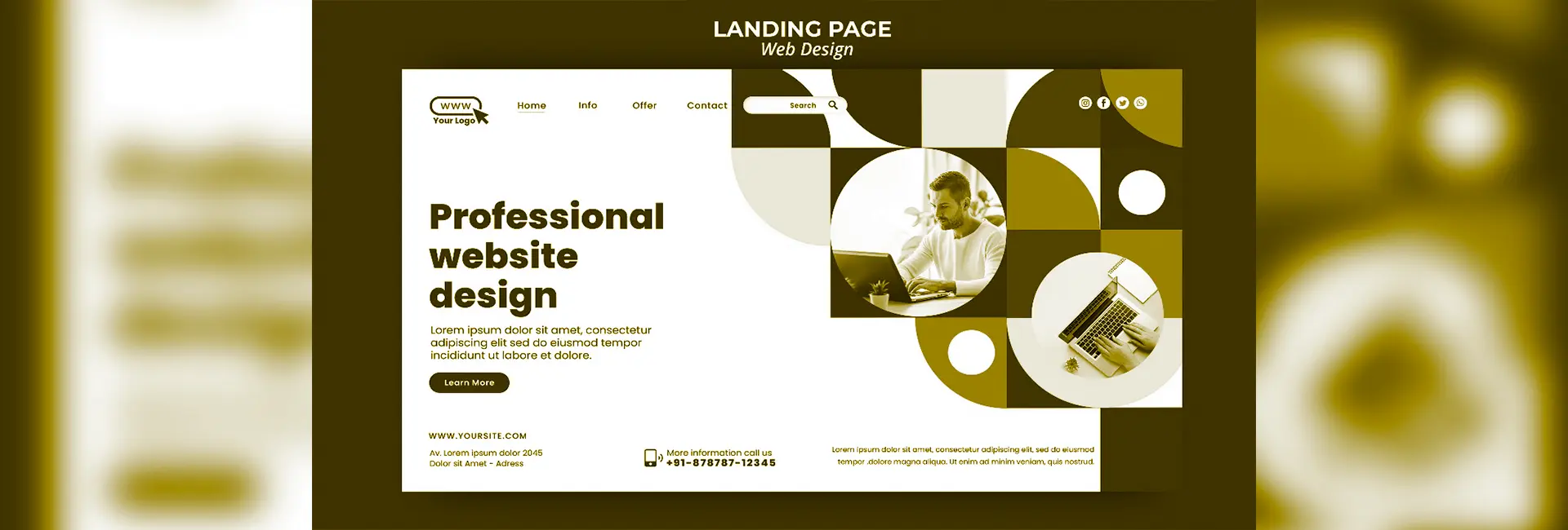 exemplo de landing page